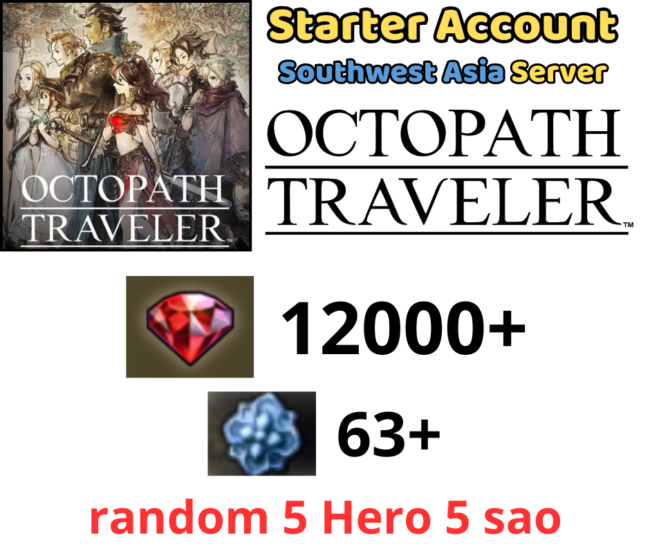 Octopath Traveler 12K+ Ruby